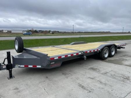 New 2026 Midsota TBWB24-BP-176 Tiltbed Wide Body Drive over Fenders 102x24ft 8k axles