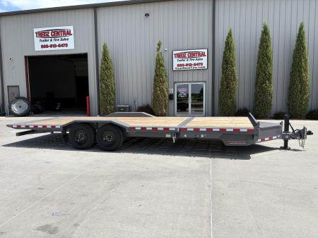 New 2026 Midsota TBWB24-BP-176 Tiltbed Wide Body Drive over Fenders 102x24ft 8k axles
