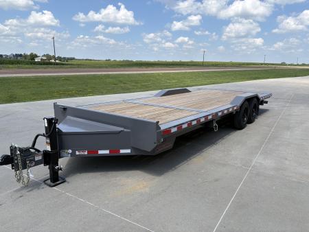 New 2026 Midsota TBWB24-BP-176 Tiltbed Wide Body Drive over Fenders 102x24ft 8k axles