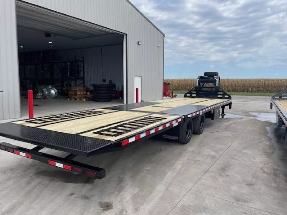 New 2026 Midsota FBHB32-GN-259 Flatbed 102x32ft 12k axles Deckover Trailer Deckover Trailer
