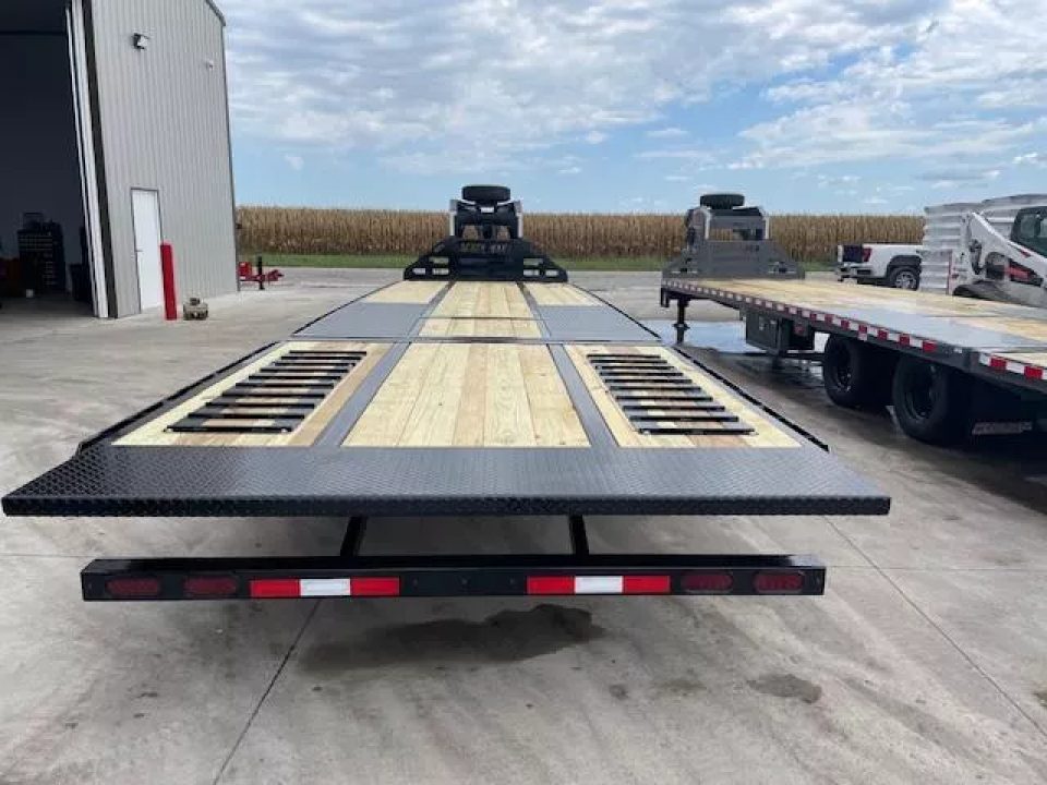 New 2026 Midsota FBHB32-GN-259 Flatbed 102x32ft 12k axles Deckover Trailer Deckover Trailer