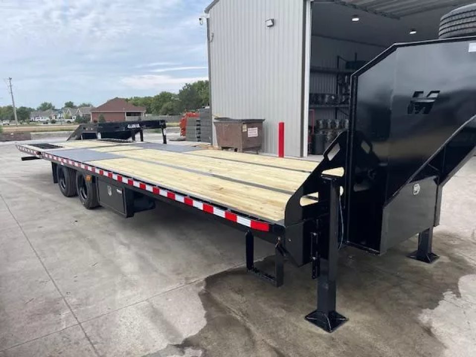 New 2026 Midsota FBHB32-GN-259 Flatbed 102x32ft 12k axles Deckover Trailer Deckover Trailer