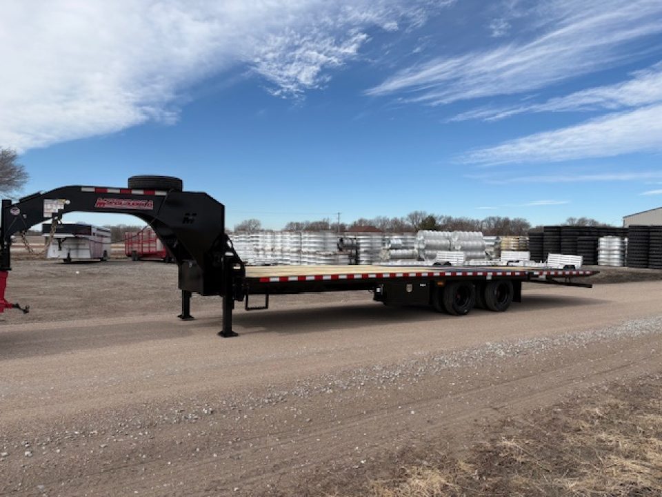New 2026 Midsota FBHB32-GN-259 Flatbed 102x32ft 12k axles Deckover Trailer Deckover Trailer