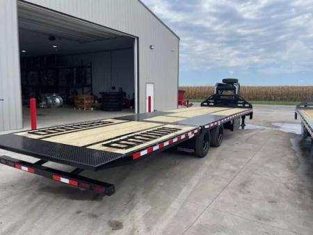 New 2026 Midsota FBHB32-GN-259 Flatbed 102x32ft 12k axles Deckover Trailer Deckover Trailer