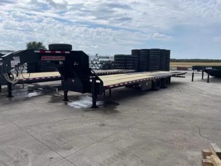 New 2026 Midsota FBHB32-GN-259 Flatbed 102x32ft 12k axles Deckover Trailer Deckover Trailer