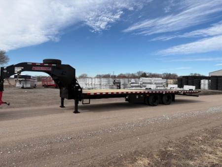 New 2026 Midsota FBHB32-GN-259 Flatbed 102x32ft 12k axles Deckover Trailer Deckover Trailer