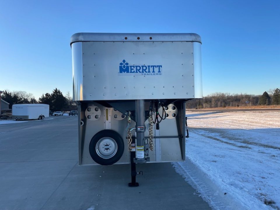 New 2026 Merritt 28ft Cattle Baron Livestock Trailer 8k axles