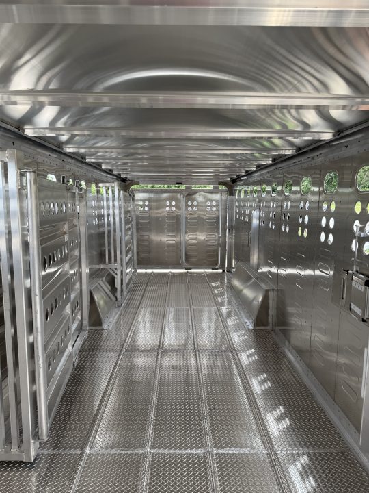 New 2027 Merritt 28ft Cattle Baron Livestock Trailer 8k axles Stock / Stock Combo Trailer