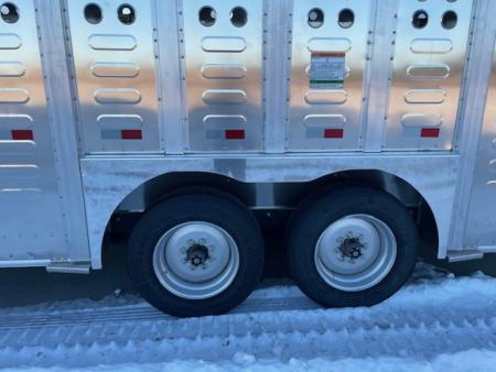 New 2026 Merritt 28ft Cattle Baron Livestock Trailer 8k axles
