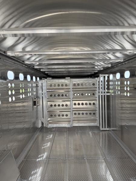 New 2027 Merritt 28ft Cattle Baron Livestock Trailer 8k axles Stock / Stock Combo Trailer
