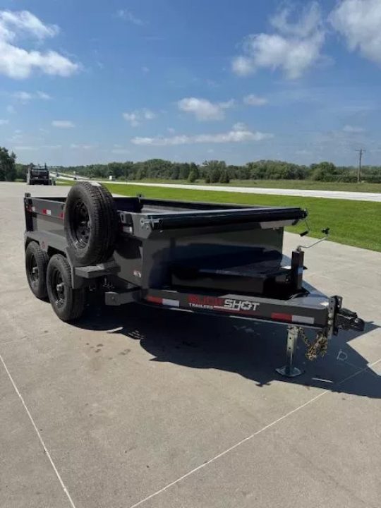 New 2026 Buckshot 6x10 Dump Trailer 5200lbs axles