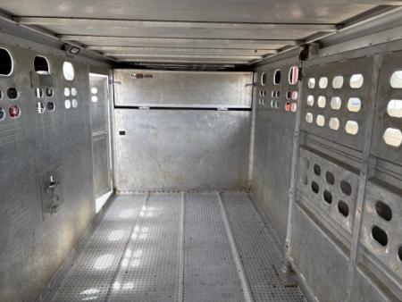 Used 2005 Wilson 7x24ft Aluminum Livestock Trailer