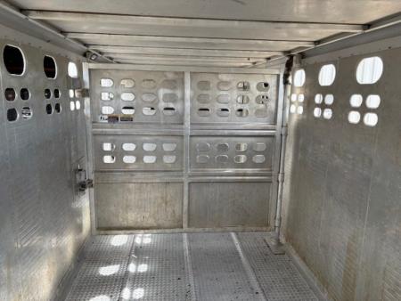 Used 2005 Wilson 7x24ft Aluminum Livestock Trailer