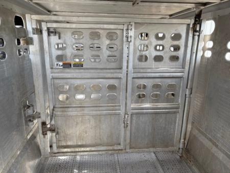 Used 2005 Wilson 7x24ft Aluminum Livestock Trailer