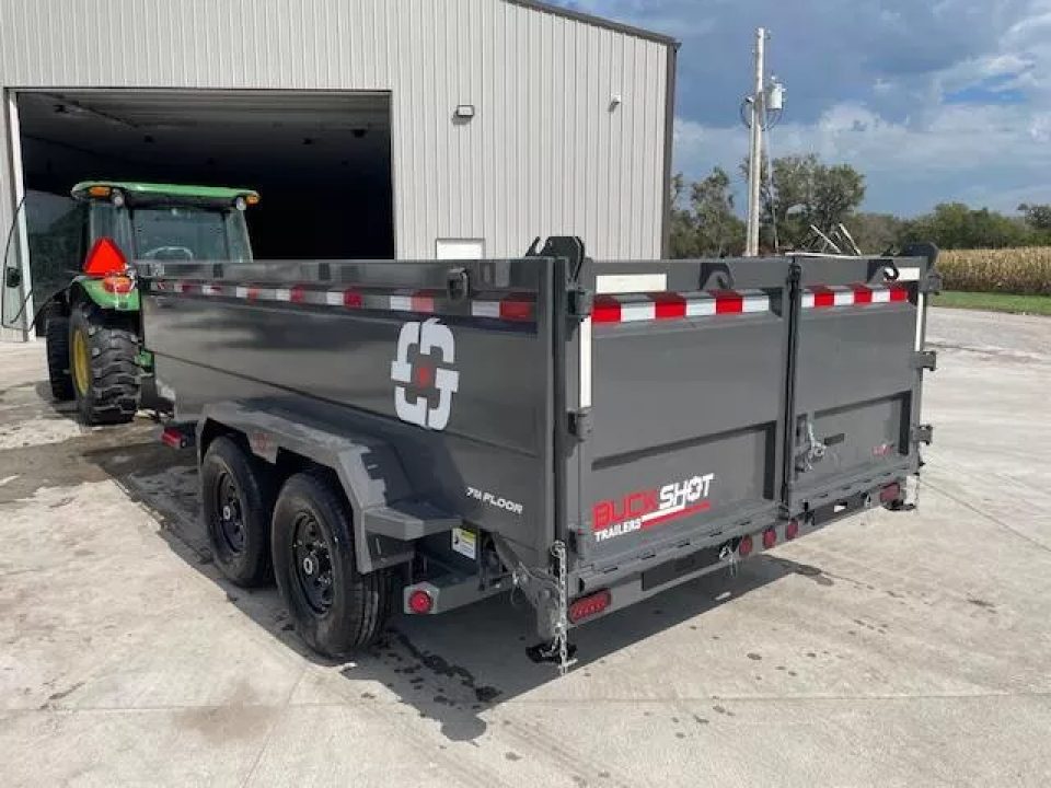 New 2025 Buckshot TLP314 Low Profile Dump Trailer 3ft tall sides 7k axles