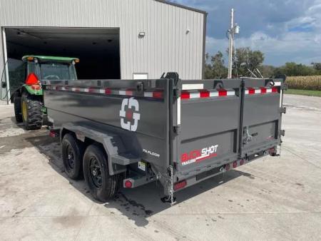 New 2025 Buckshot TLP314 Low Profile Dump Trailer 3ft tall sides 7k axles
