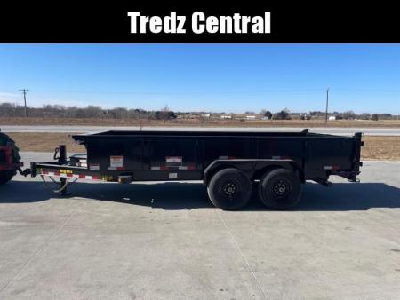 New 2026 Big Tex Trailers 14LP-16 Low Profile Dump Trailer 83x16ft Dump Trailer