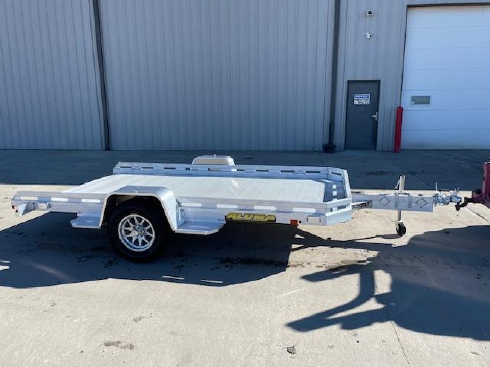 New 2026 Aluma 7712H Tilt Bed Utility Trailer 77x12 Utility Trailer