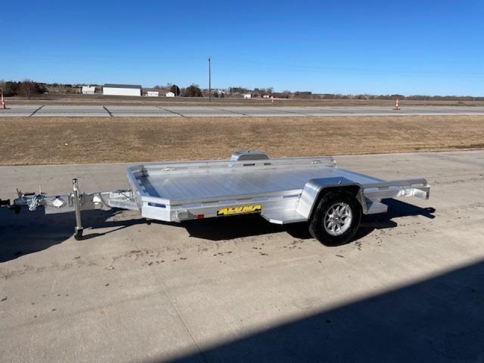 New 2026 Aluma 7712H Tilt Bed Utility Trailer 77x12 Utility Trailer