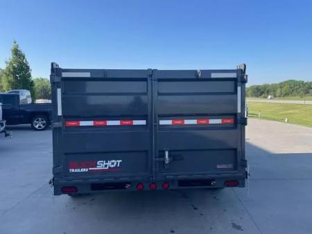 New 2025 Buckshot TLP414 Dump Trailer 4ft tall sides Telescopic Cyli