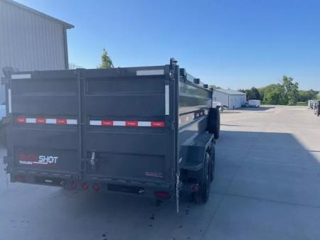 New 2025 Buckshot TLP414 Dump Trailer 4ft tall sides Telescopic Cyli