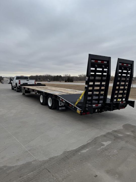 New 2025 Behnke Super Duty Flatbed FB8X31SDPT-40L 102"x 31ft Deckover Flatbed Trailer