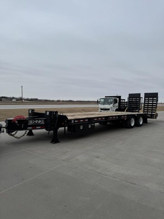 New 2025 Behnke Super Duty Flatbed FB8X31SDPT-40L 102"x 31ft Deckover Flatbed Trailer