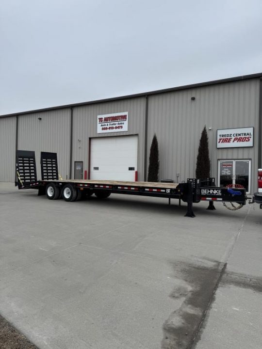 New 2025 Behnke Super Duty Flatbed FB8X31SDPT-40L 102"x 31ft Deckover Flatbed Trailer