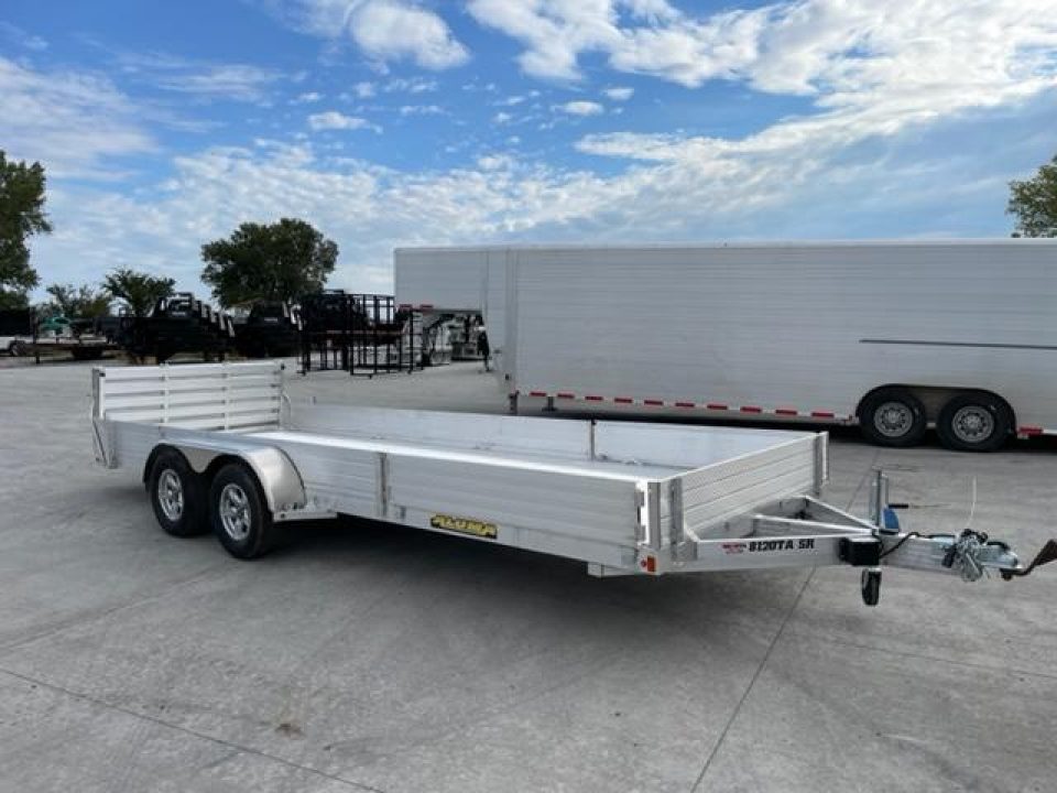 New 2024 Aluma 8120TA-EL-R-BT-SR Solid 12 inch sides Bifold Tailgate 81"x20ft