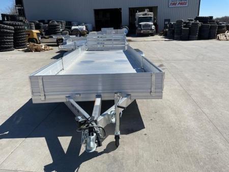 New 2024 Aluma 8120TA-EL-R-BT-SR Solid 12 inch sides Bifold Tailgate 81"x20ft
