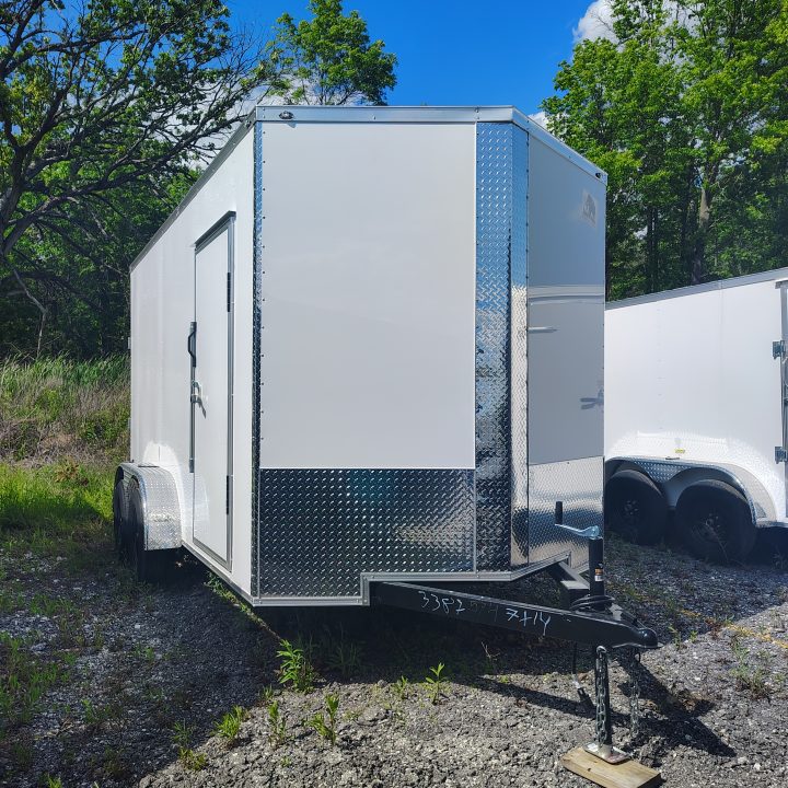 New 2026 Mammoth 7x14 TA, 7' interior height, 3.5k axles, .080 polycore Cargo / Enclosed Trailer