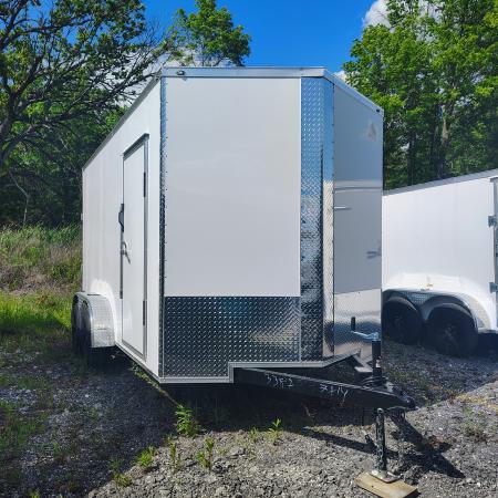New 2026 Mammoth 7x14 TA, 7' interior height, 3.5k axles, .080 polycore Cargo / Enclosed Trailer