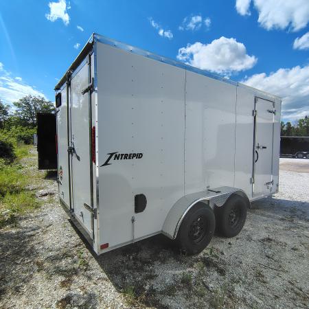 New 2026 Homesteader Trailer 7x14 TA, 6'6" interior height, 3.5k axles, .080 polycore exterior with barn doors Cargo / Enclosed Trailer