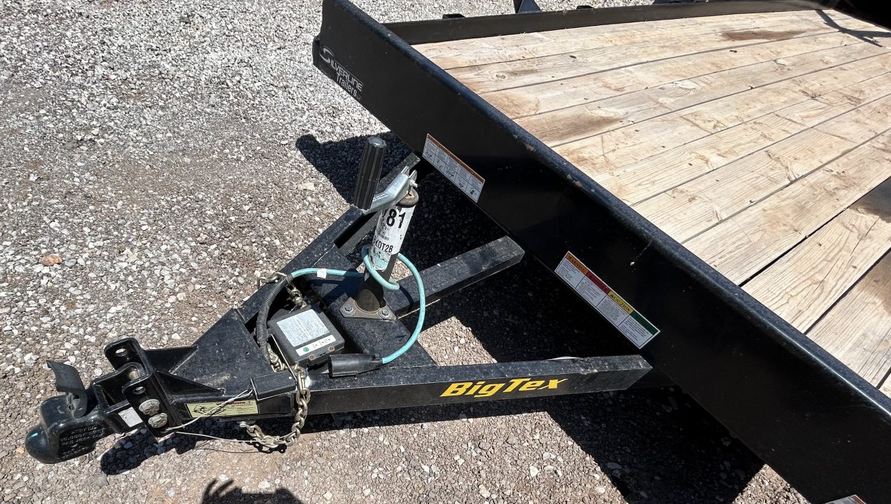 Used USED/ REPO 2024 Big Tex Trailers 7x20 Tandem Axles-(3500lbs) Car Hauler - Ramps