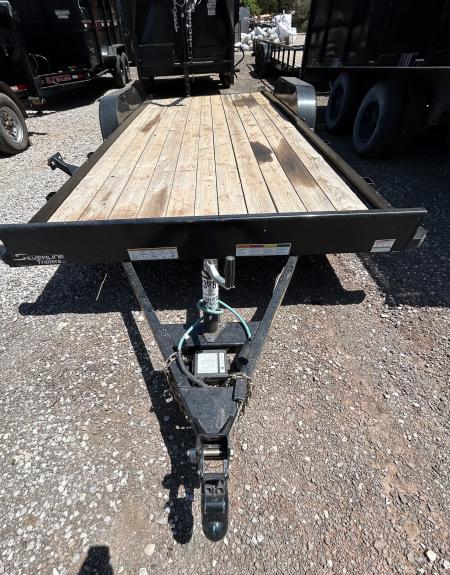 Used USED/ REPO 2024 Big Tex Trailers 7x20 Tandem Axles-(3500lbs) Car Hauler - Ramps
