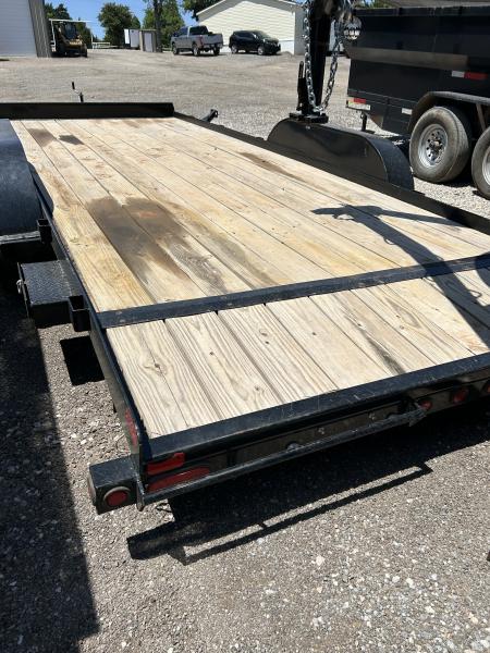 Used USED/ REPO 2024 Big Tex Trailers 7x20 Tandem Axles-(3500lbs) Car Hauler - Ramps