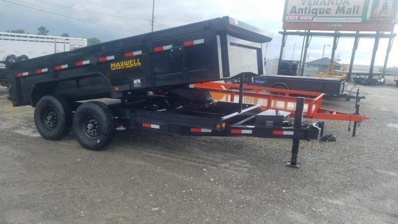 New 2026 Maxwell DC Bumper pull 83X14 Dump Trailer