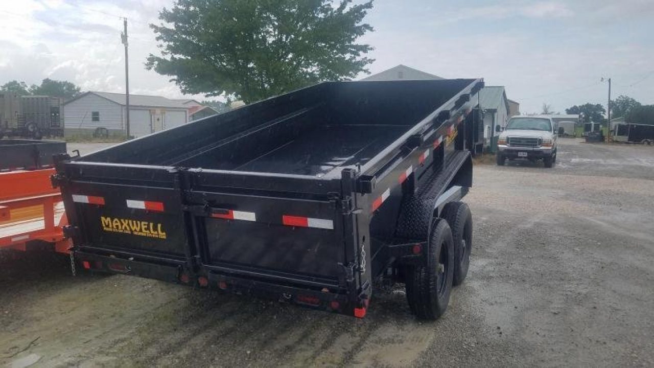 New 2026 Maxwell DC Bumper pull 83X14 Dump Trailer