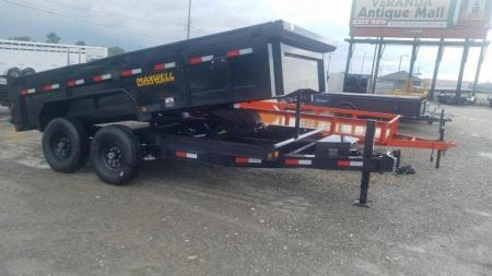 New 2026 Maxwell DC Bumper pull 83X14 Dump Trailer