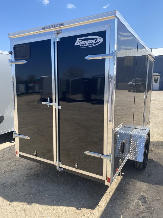 New 2026 Formula Trailers Conquest 6x12 Rear Barn Doors 3K w/6ft 6in Height & Translucent Roof Cargo / Enclosed Trailer