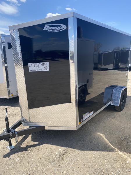 New 2026 Formula Trailers Conquest 6x12 Rear Barn Doors 3K w/6ft 6in Height & Translucent Roof Cargo / Enclosed Trailer