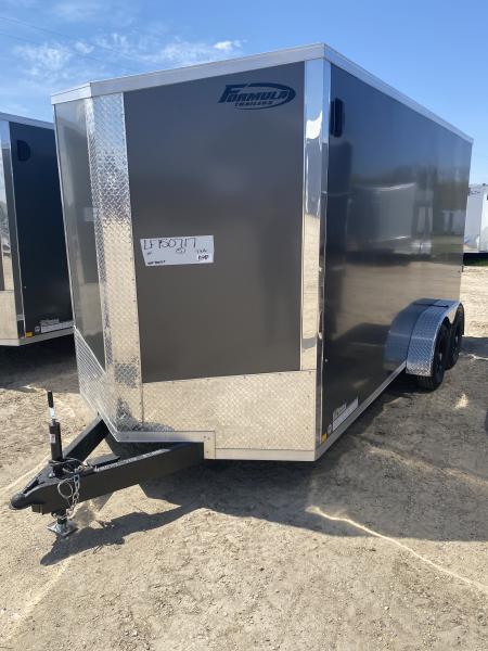 New 2026 Formula Trailers 7x16 Conquest 7K w/7ft Height & Translucent Roof Cargo / Enclosed Trailer