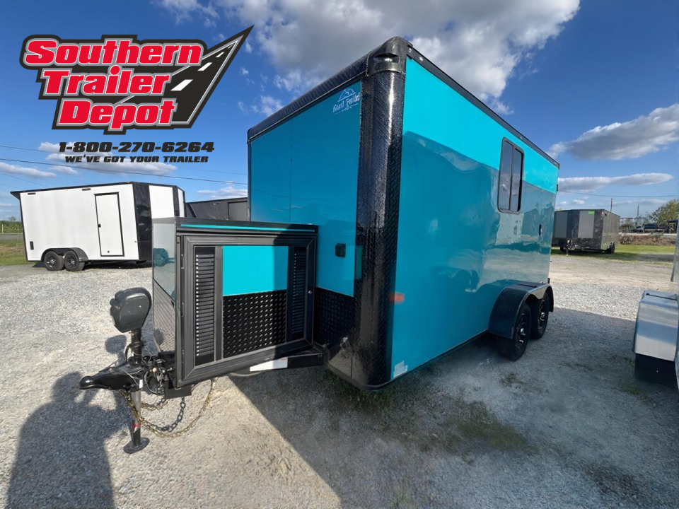 New 2026 Rock Solid Cargo 7x14 Mobile Dog Grooming Specialty Trailer