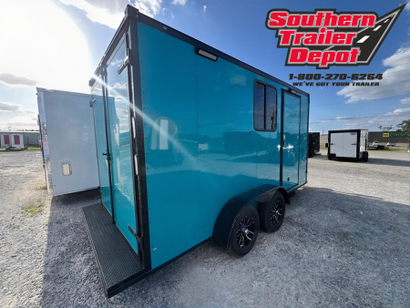 New 2026 Rock Solid Cargo 7x14 Mobile Dog Grooming Specialty Trailer