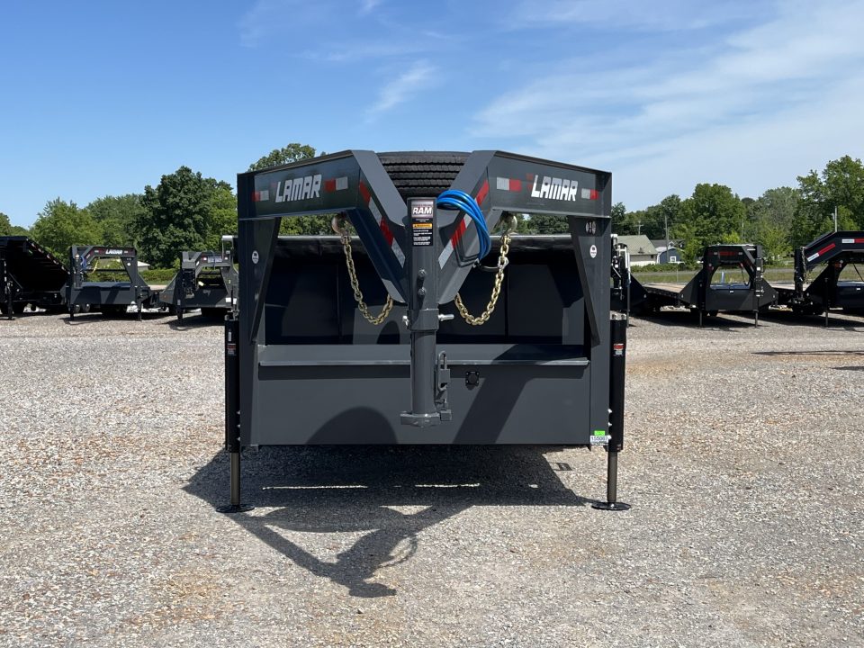 New 2026 Lamar Gooseneck Dump Trailer | 83" x 16' | 21K GVWR