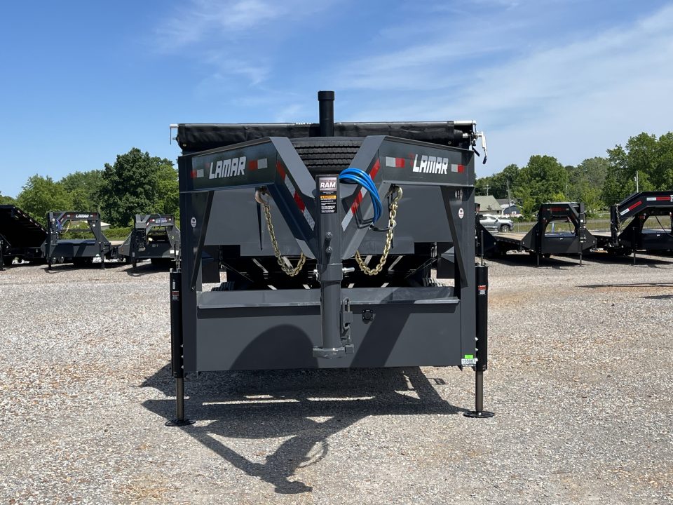 New 2026 Lamar Gooseneck Dump Trailer | 83" x 16' | 21K GVWR