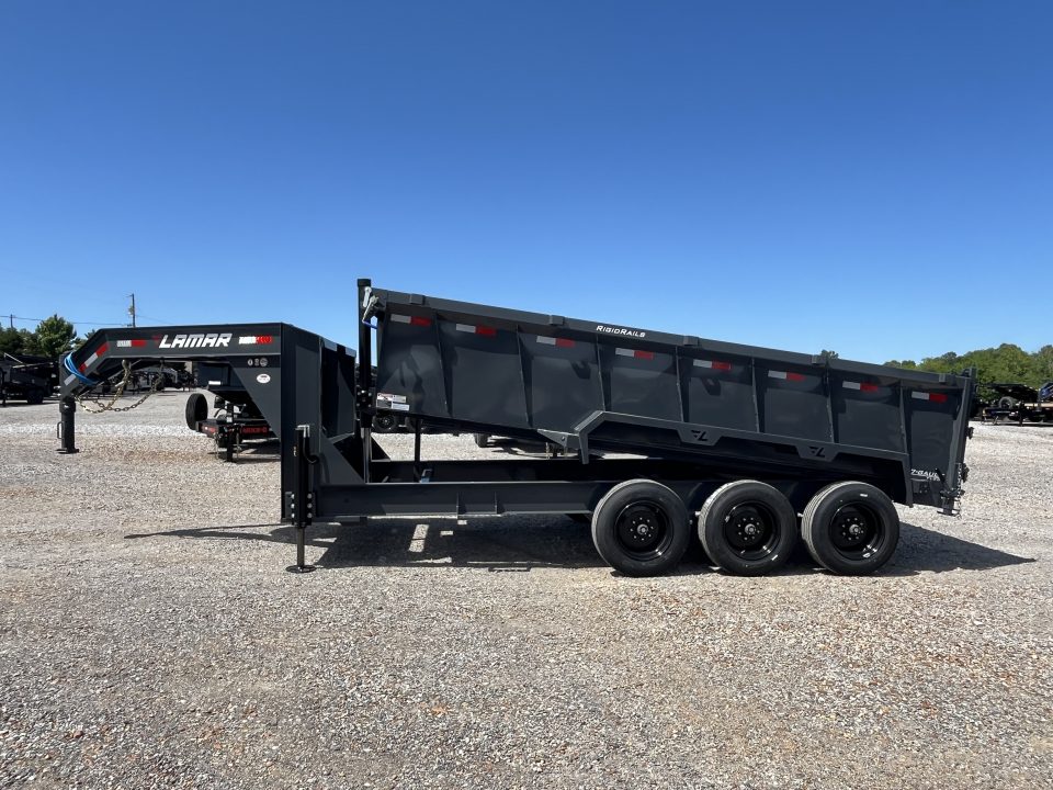 New 2026 Lamar Gooseneck Dump Trailer | 83" x 16' | 21K GVWR