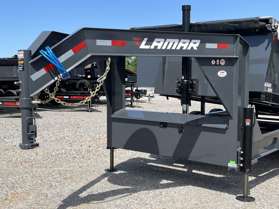 New 2026 Lamar Gooseneck Dump Trailer | 83" x 16' | 21K GVWR