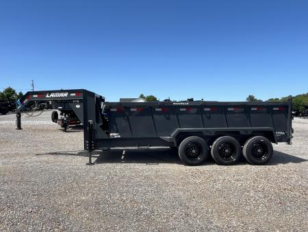 New 2026 Lamar Gooseneck Dump Trailer | 83" x 16' | 21K GVWR