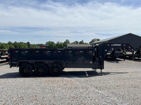New 2026 Lamar Gooseneck Dump Trailer | 83" x 16' | 21K GVWR